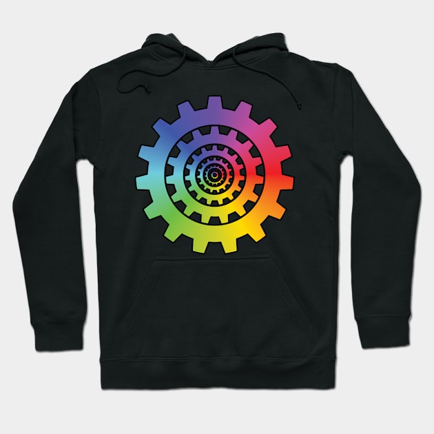 Rainbow Gears Hoodie by emojiawesome